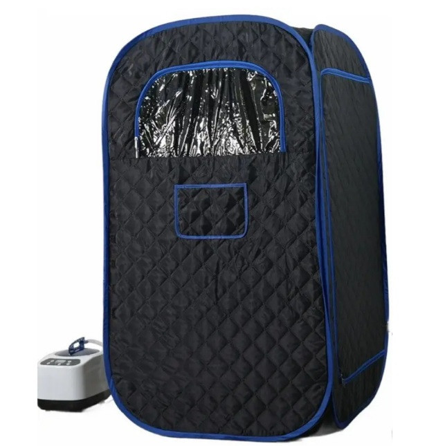 Складна парова баня SD-170 — портативна домашня сауна з парогенератором, баня-намет, фото 1