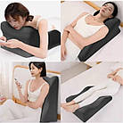 Подушка для лежання на ліжку, читання та розваг, знімна наволочка, ергономічний дизайн P-61, фото 2