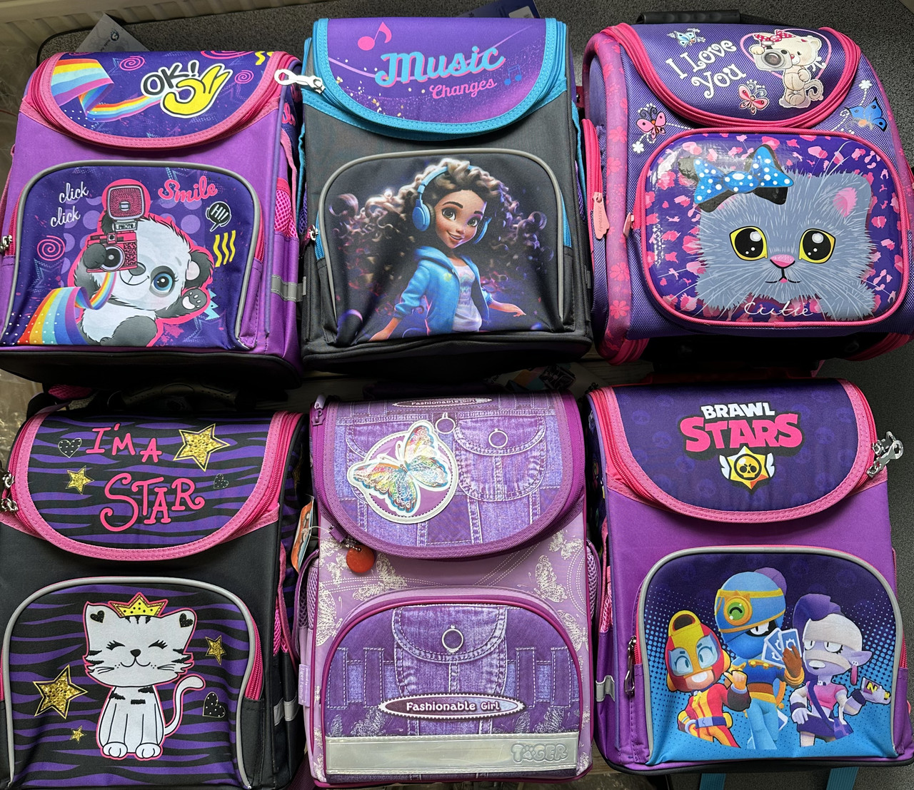 Рюкзак ортопедичний для дівчинки в асортименті, фото 1