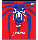 Зошит учнівський "YES" 18 арк. /765194/ "Marvel. Hero shields", клітинка, офсетний папір 60 г/м², неон + софт-тач, фото 2