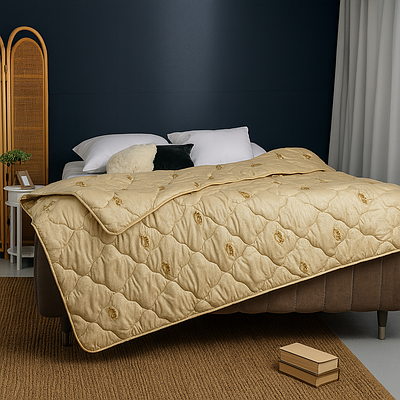 Ковдра зимова з Овечої Вовни Pure Wool 500g/m2