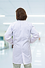 Халат медичний чоловічий Lux Form Білон білий для лікаря хірурга, фото 5