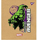 Зошит учнівський "YES" 12 арк. /765068/ "Marvel. Avenger", клітинка, офсетний папір 60 г/м², крафт + білила, фото 4