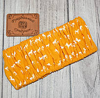 Чохол для снапів (Q-snap) 20х20 см (8'') Коні на жовтому