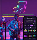 Гнучкий неон 5 метрів usb, bluetooth Неонова світлодіодна LED стрічка з пультом і керуванням через смартфон, фото 6