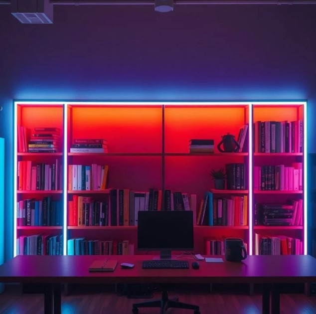 Гнучкий неон 10 м RGB з USB і Bluetooth для інтер’єру