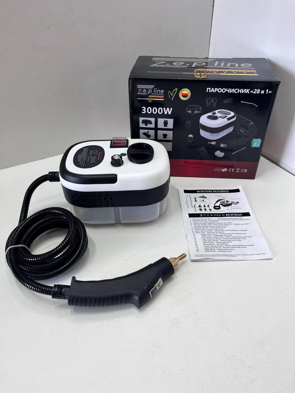 Пароочисник 28в1 для дому Zepline на 1500 мл ZP 819, фото 1