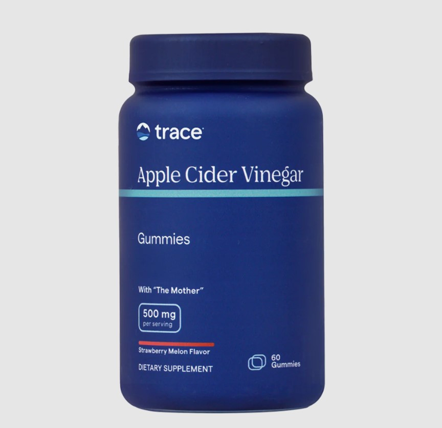 Trace Minerals Apple Cider Vinegar Gummies / Яблучний оцет смак полуниця-кавун 60 мармеладок
