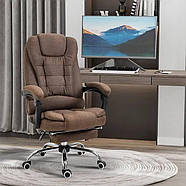 Масажне офісне крісло з підставкою для ніг BOSS КО22 Premium, комфорт до 130 кг, фото 6