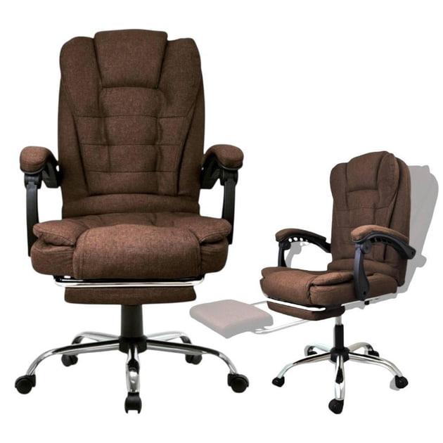 Крісло преміум з підголівником/підставкою для ніг в офіс, комп'ютерне ергономічне сидіння, фото 1