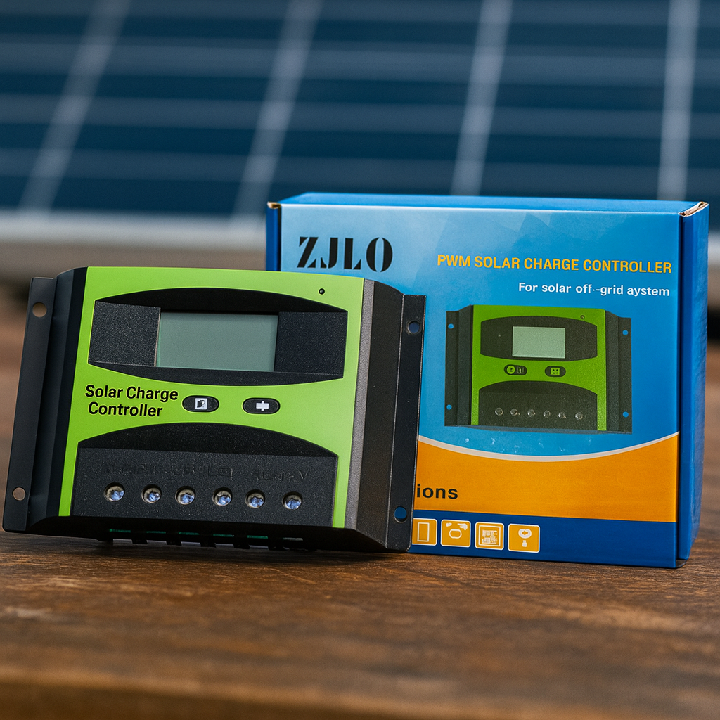 Сонячний контролер заряду 30А ШІМ для акумуляторів, з функцією автоматичного відключення, фото 1