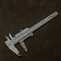 Штангенциркуль супорт 150 мм з нониусом, металевий вимірювальний інструмент високої точності