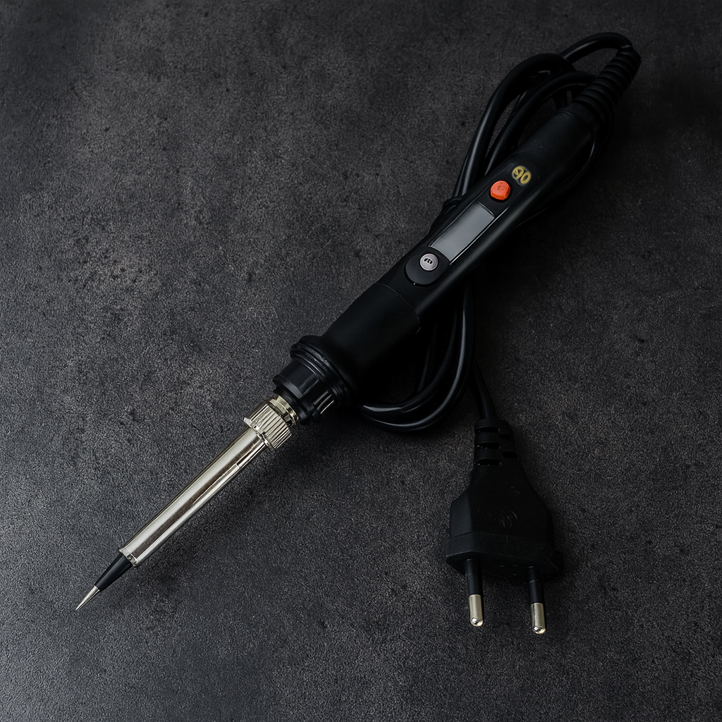 Паяльник електричний 80W з цифровим регулюванням температури та LCD дисплеєм,, фото 1