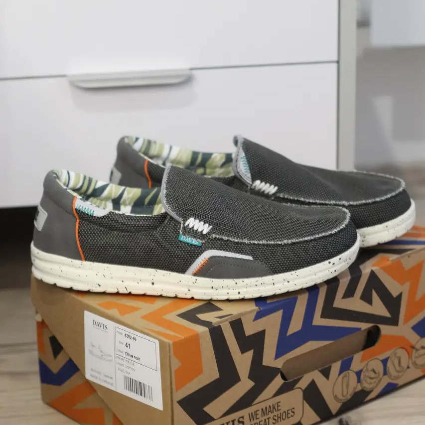 Текстильне взуття - легкі мокасини Девіс 42 розмір, фото 1