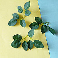 Лист троянди міні (шістка) 12*6 см