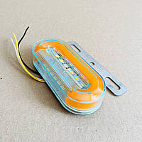 Ліхтар габаритний (жовтий) LED 24V (з поворотом, що біжить, підсвічуванням борту) (TEMPEST) TP 97-27-91