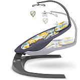 Шезлонг-гойдалка Lionelo RALF GREY CONCRETE, фото 3