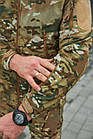 🔥 Куртка Soft Shell - Multicam (для полювання та риболовлі, тактичні, теплі, військові), фото 7