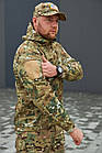 🔥 Куртка Soft Shell - Multicam (для полювання та риболовлі, тактичні, теплі, військові), фото 5
