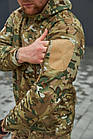 🔥 Куртка Soft Shell - Multicam (для полювання та риболовлі, тактичні, теплі, військові), фото 10