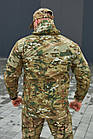 🔥 Куртка Soft Shell - Multicam (для полювання та риболовлі, тактичні, теплі, військові), фото 4