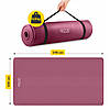 Килимок (мат) спортивний 4FIZJO NBR 190 x 100 x 1.5 см для йоги та фітнесу Burgundy (P-5905973407144), фото 6