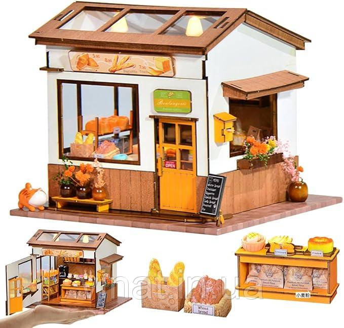 Румбокс Пекарня Roombox Boulangerie DIY CuteBee Інтер'єрний конструктор BM-880, фото 1