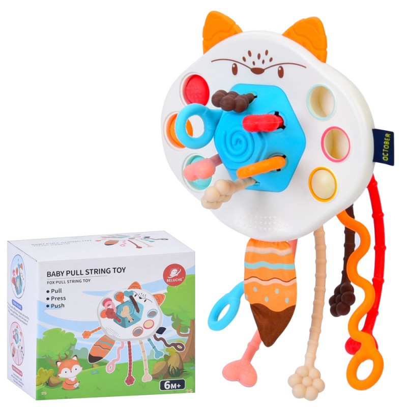 Розвиваюча сенсорна іграшка Лисичка, фото 1