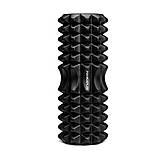 Масажний ролик PowerPlay PP_4405, EVA-піна, чорний, 33×12 см - для йоги, фітнесу, реабілітації, фото 3