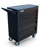 Візок інструментальний СКІФ 24″ Black 620мм 5 ящиків