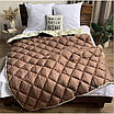 Ковдра зимова Classic холлофайбер 500g/m2 шоколадний, фото 2