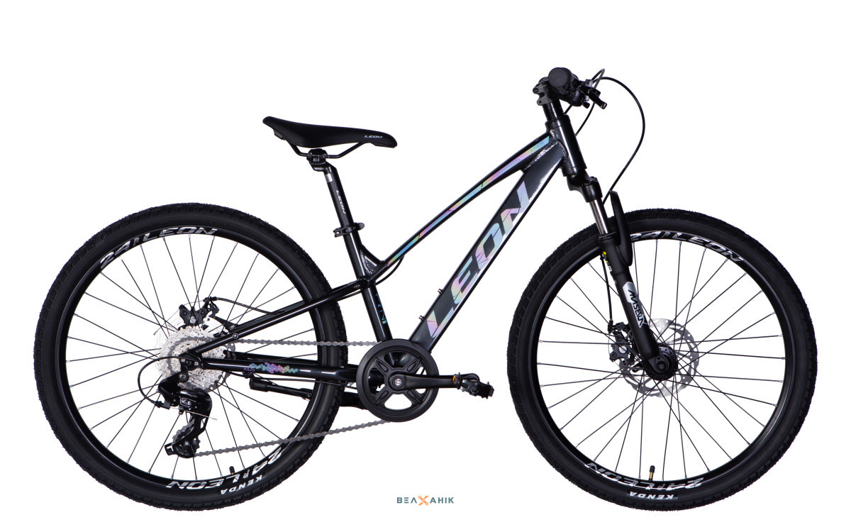 Велосипед 26/quot; LEON SUPER JUNIOR DD CS (рама 13/quot;) AL чорний, фото 1