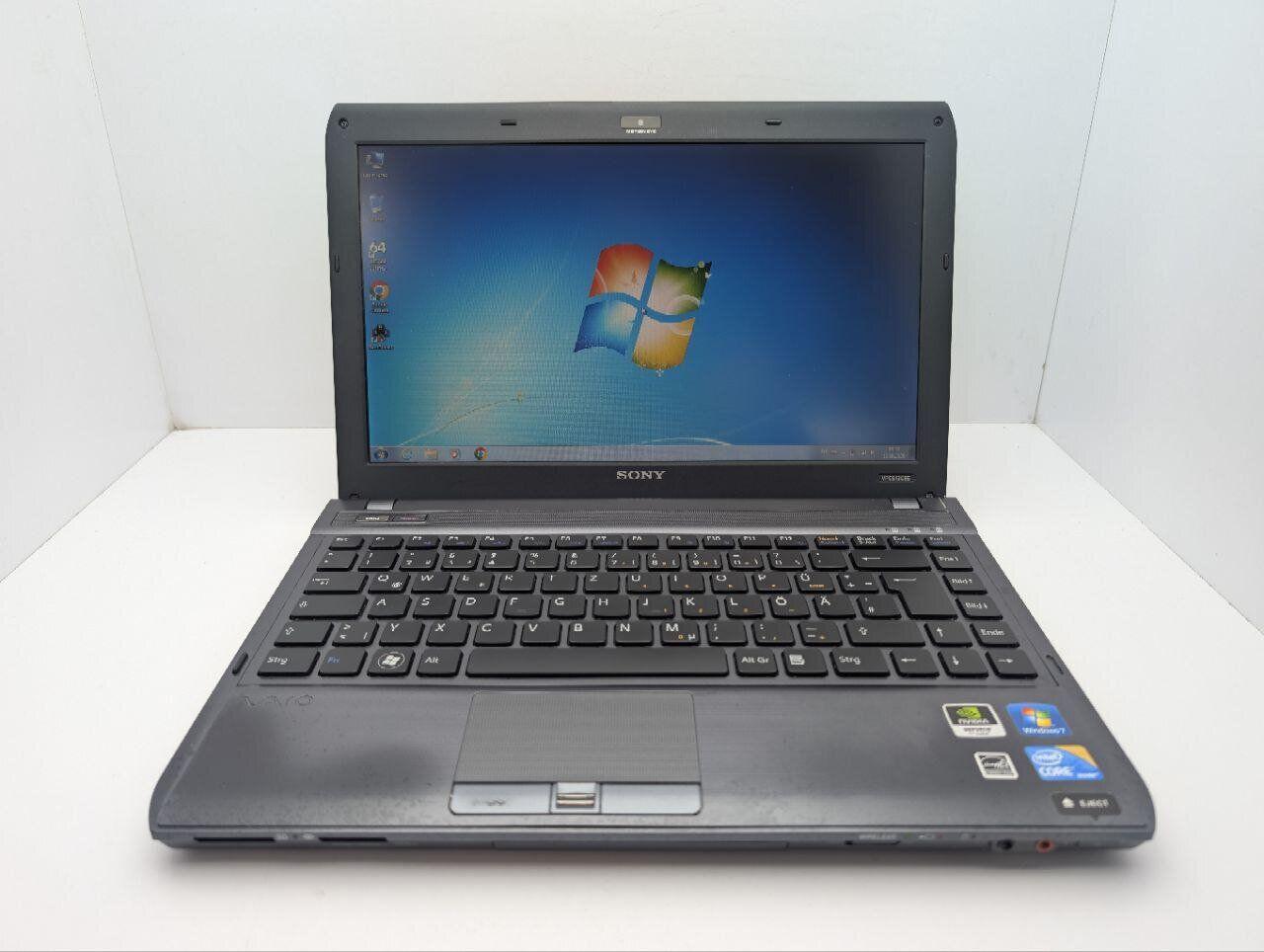 Б/в Ноутбук Sony VPC S13 13.3" 1366x768| Core i5-580M| 6 GB RAM| 500 GB HDD| GeForce 310M 512MB