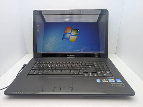 Б/в Ноутбук Medion Akoya P7618 17.3" 1600x900| Core i5-480M| 6 GB RAM| 750 GB HDD| GeForce GT 540M 1GB| АКБ 0%, фото 1