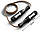 Скакалка шкіряна PowerPlay 4214 Leather Jump Rope Чорна 2.75 см., фото 4