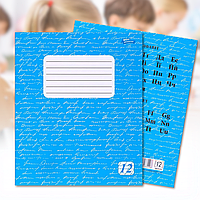 Набор тетрадей на 12 листов косая с доп. линией ДЕЛЬТА "Мрія" 2326 Упаковка 20 шт.