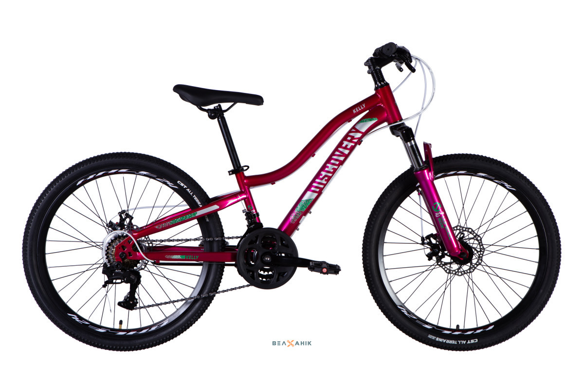 Велосипед 24/quot; Discovery KELLY DD FR (рама 11/quot;) ST малиновий, фото 1