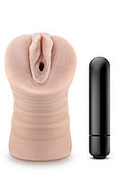 Мастурбатор-вагіна з вібрацією Blush M For Men тілесний