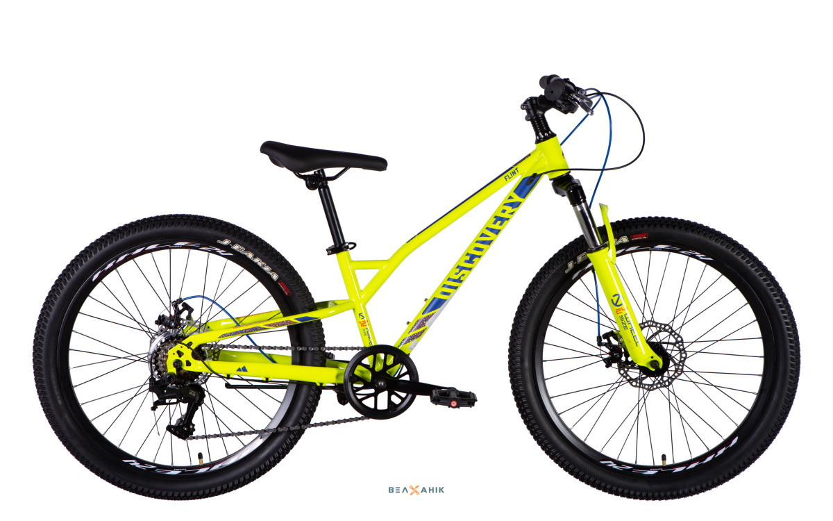 Велосипед 24/quot; Discovery FLINT DD FR (рама 12/quot;) ST жовто-синій, фото 1