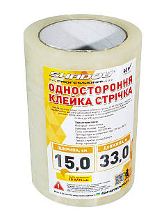 Скотч 100 мкм*33м 15 см ширина для тепличної плівки УФ 36 стаб