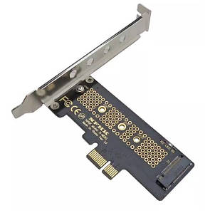 Адаптер PCI-e X1 - M.2 NVMe, TRY N-M2X1 чорний
