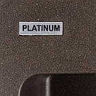 Гранітна мийка для кухні Platinum 7850 Bogema матова Темна скеля, фото 8