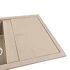 Гранітна мийка для кухні Platinum 7950 Selena матовий Титан, фото 3