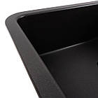 Гранітна мийка для кухні Platinum 7850 CUBE матовий Моріон, фото 5