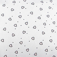 Жіночий комплект для дому та сну Lesko SM240426DHX6 S футболка та шорти жіноча піжама біла із сердечками 4 шт., фото 6