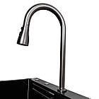 Кухонна мийка 75*45A PVD чорна Platinum Handmade "ВОРОСПАД", фото 3