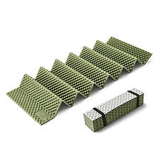 Килимок складаний IXPE Naturehike CNK2450WS044, алюмінієва плівка, 195x60х1,8 см, оливковий зелений