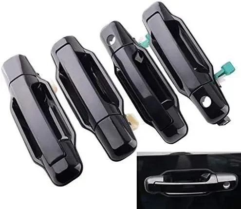 Kia Sorento 03-09 зовнішні ручки дверей передня ліва та права, задня ліва та права, чорні 826503E010, фото 1