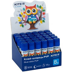 Клей Kite олівець з індикатором PVP Classic, 8 г (K-130), фото 3