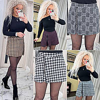 Модная стильная актуальная удобная женская юбка шорты в стиле ZARA.Женская юбка шорты для любого повода